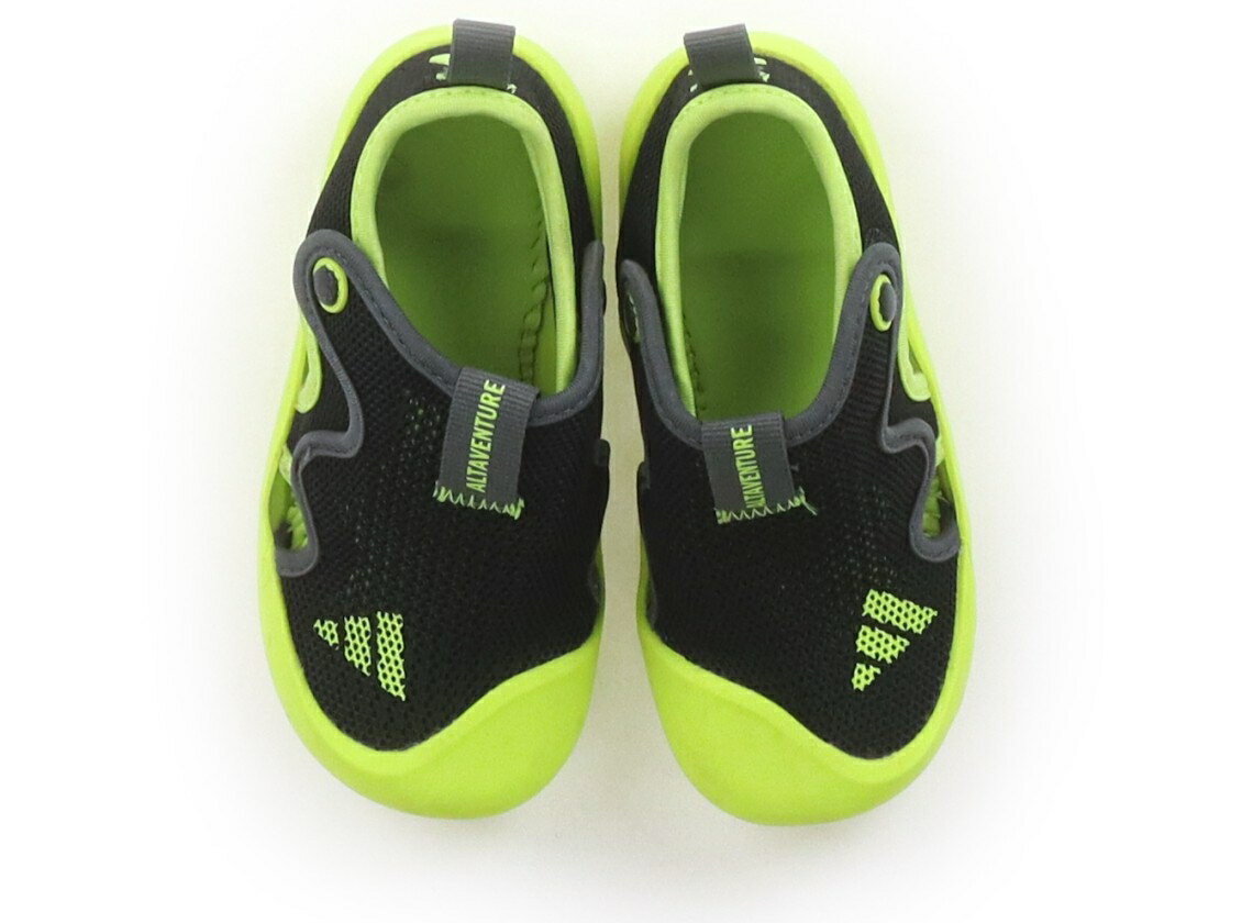 アディダス Adidas サンダル 靴15cm〜 男の子 黒、黄 子供服 ベビー服 キッズ アウトレット ユーズド 【中古】キッズ・ベビー・マタニティ