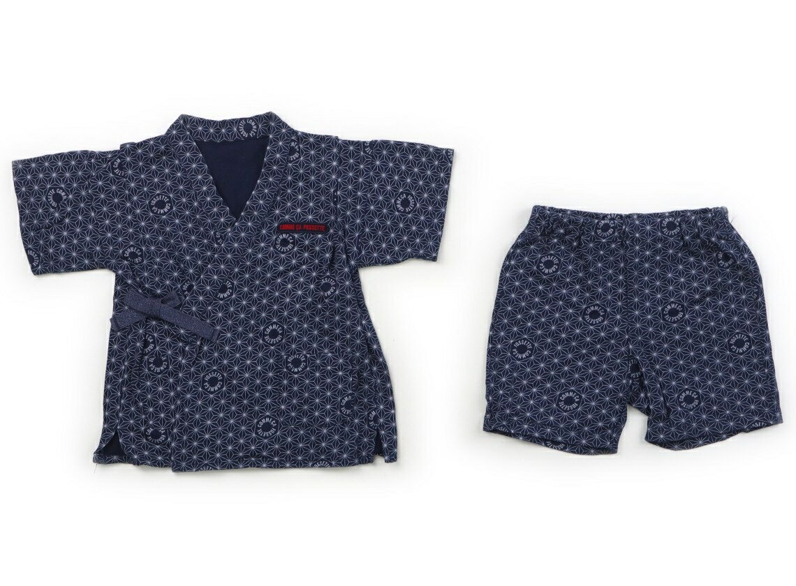 コムサフォセット COMME CA FOSSETTE 浴衣・甚平・季節のイベント 80 男の子 ネイビー・ホワイト柄 子供服 ベビー服 キッズ アウトレット ユーズド 【中古】キッズ・ベビー・マタニティ