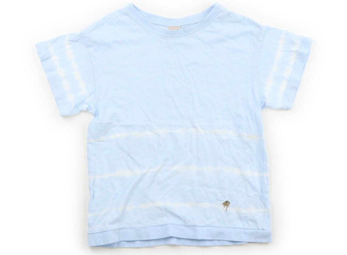 プティマイン petit main Tシャツ・カットソー 120 女の子 サックス・タイダイ 子供服 ベビー服 キッズ アウトレット ユーズド 【中古】キッズ・ベビー・マタニティ