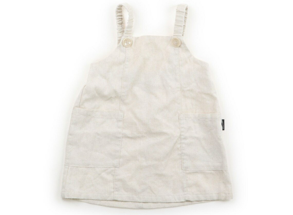 Jumpers - プティマイン petit main ジャンパースカート 80 女の子 キナリ 子供服 ベビー服 キッズ アウトレット ユーズド 【中古】キッズ・ベビー・マタニティ