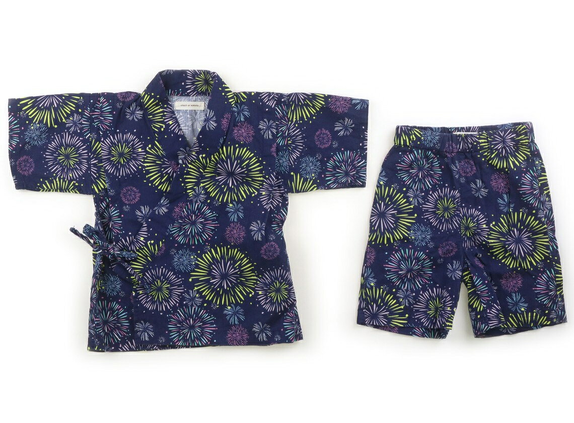 Rakuten - センスオブワンダー Sense of Wonder 浴衣・甚平・季節のイベント 80 男の子 花火ネイビー 子供服 ベビー服 キッズ アウトレット ユーズド 【中古】キッズ・ベビー・マタニティ