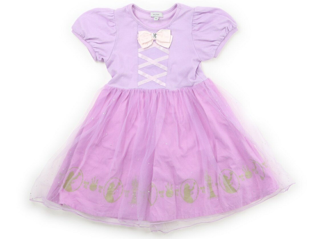 エニィファム anyFAM ワンピース 100 女の子 ラベンダー、ディズニープリンセス 子供服 ベビー服 キッズ アウトレット ユーズド 【中古】キッズ・ベビー・マタニティ