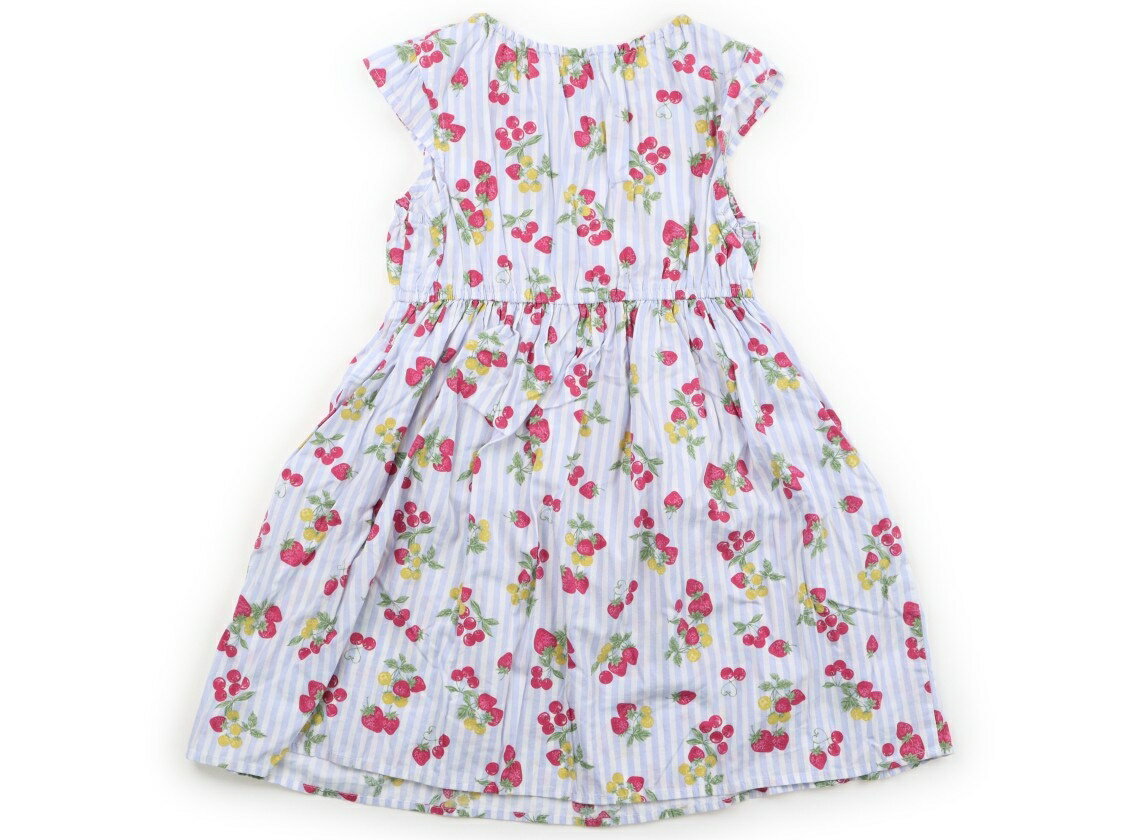 エニィファム anyFAM ワンピース 130 女の子 白・水色・ストライプ・フルーツ柄 子供服 ベビー服 キッズ アウトレット ユーズド 【中古】キッズ・ベビー・マタニティ 2