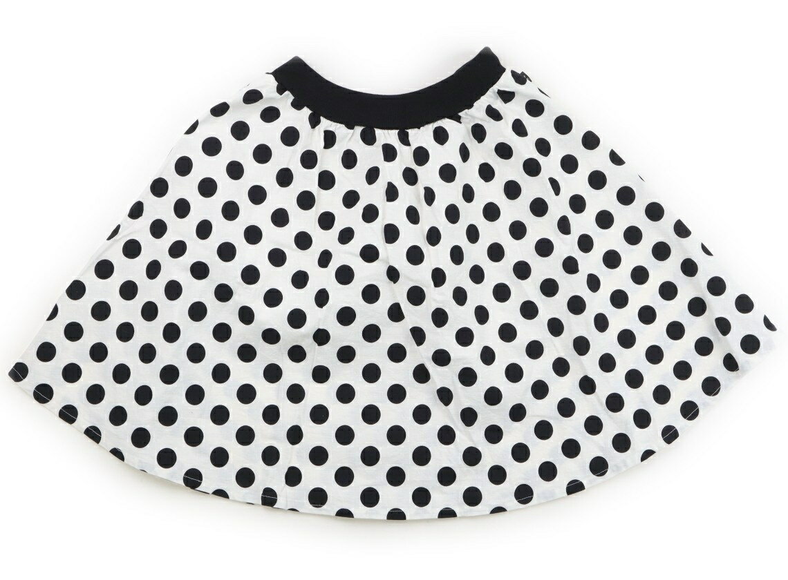 アニエスベー agnes.b スカート 120 女の子 白・ドット 子供服 ベビー服 キッズ アウトレット ユーズド 【中古】キッズ・ベビー・マタニティ