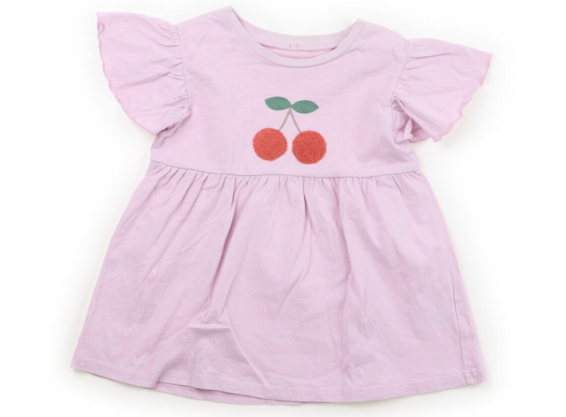 アプレレクール apres les cours チュニック 120 女の子 さくらんぼピンク 子供服 ベビー服 キッズ アウトレット ユーズド 【中古】キッズ・ベビー・マタニティ