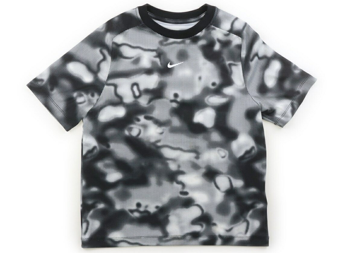 ナイキ NIKE Tシャツ・カットソー 140 男の子 ブラック・ホワイト・総柄 子供服 ベビー服 キッズ アウトレット ユーズド 【中古】キッズ・ベビー・マタニティ