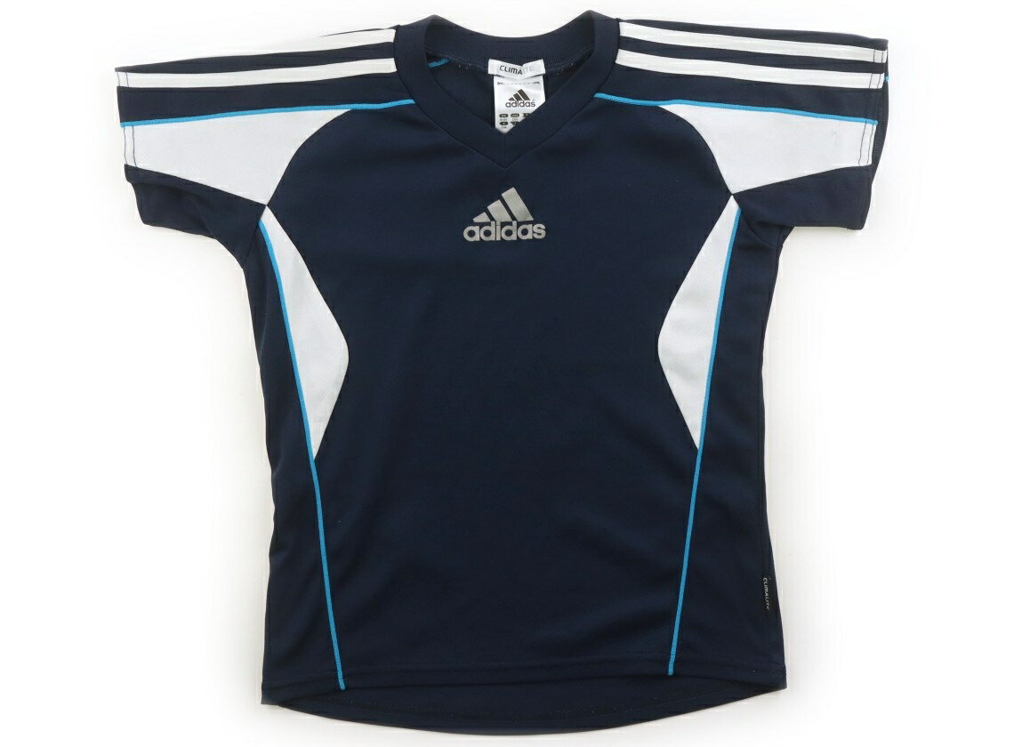 アディダス Adidas Tシャツ・カットソー 120 男の子 ネイビー 子供服 ベビー服 キッズ アウトレット ユーズド 【中古】キッズ・ベビー・マタニティ