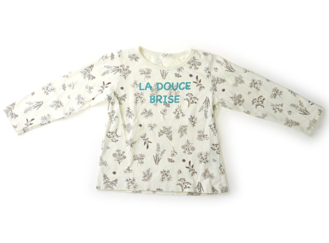 Rakuten - ラーゴム Lagom Tシャツ・カットソー 100 女の子 アイボリー、ブルー、花柄 子供服 ベビー服 キッズ アウトレット ユーズド 【中古】キッズ・ベビー・マタニティ