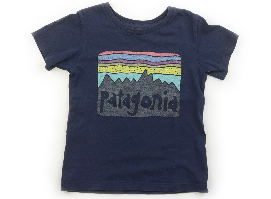 パタゴニア Patagonia Tシャツ カットソー 95 男の子 ネイビー 子供服 ベビー服 キッズ アウトレット ユーズド 【中古】キッズ ベビー マタニティ