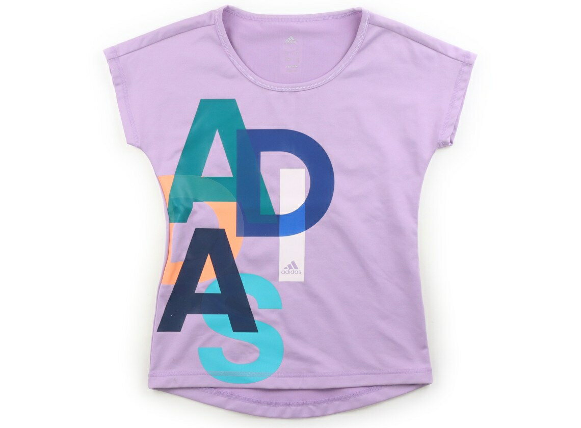 アディダス Adidas スポーツウェア・ダンスウェア 140 女の子 ラベンダー 子供服 ベビー服 キッズ アウトレット ユーズド 【中古】キッズ・ベビー・マタニティ