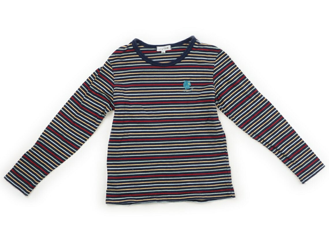 Rakuten - エニィファム anyFAM Tシャツ・カットソー 140 男の子 マルチカラー・ボーダー 子供服 ベビー服 キッズ アウトレット ユーズド 【中古】キッズ・ベビー・マタニティ