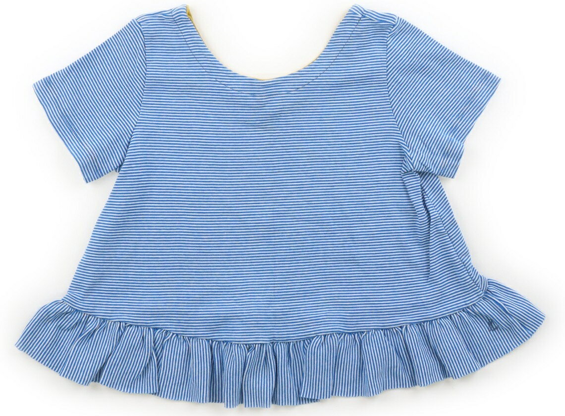 プチバトー PETIT BATEAU チュニック 120 女の子 青白ボーダー 子供服 ベビー服 キッズ アウトレット ユーズド 【中古】キッズ・ベビー・マタニティ
