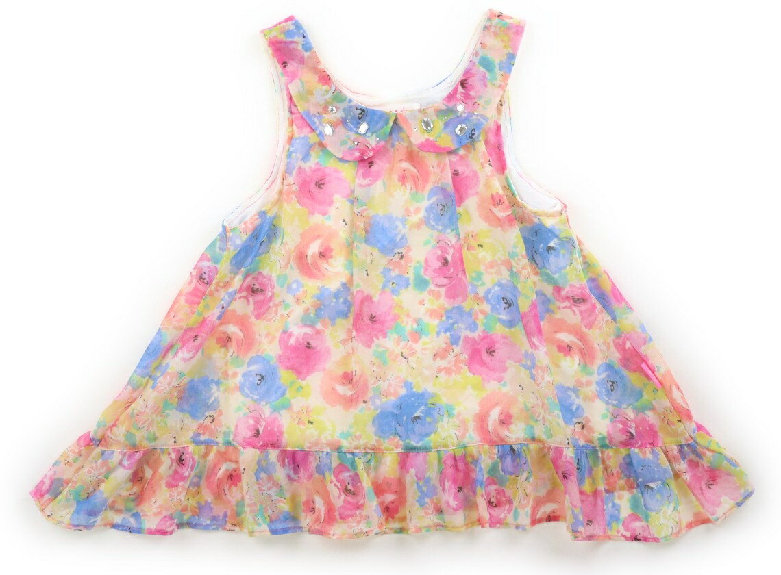メゾピアノ mezzo piano チュニック 120 女の子 マルチカラー 子供服 ベビー服 キッズ アウトレット ユーズド 【中古】キッズ・ベビー・マタニティ