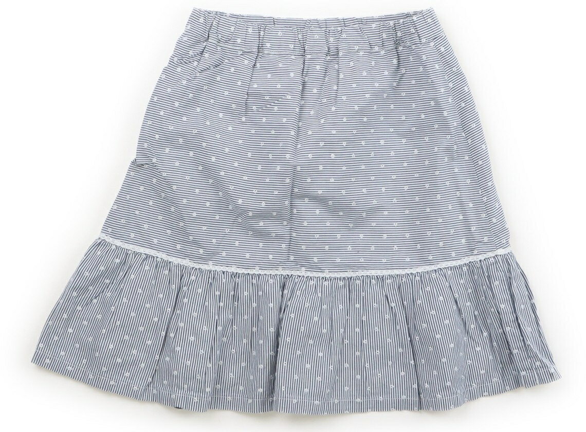 Rakuten - ファミリア familiar スカート 140 女の子 ネイビー・ホワイトボーダー・ホワイトドット 子供服 ベビー服 キッズ アウトレット ユーズド 【中古】キッズ・ベビー・マタニティ