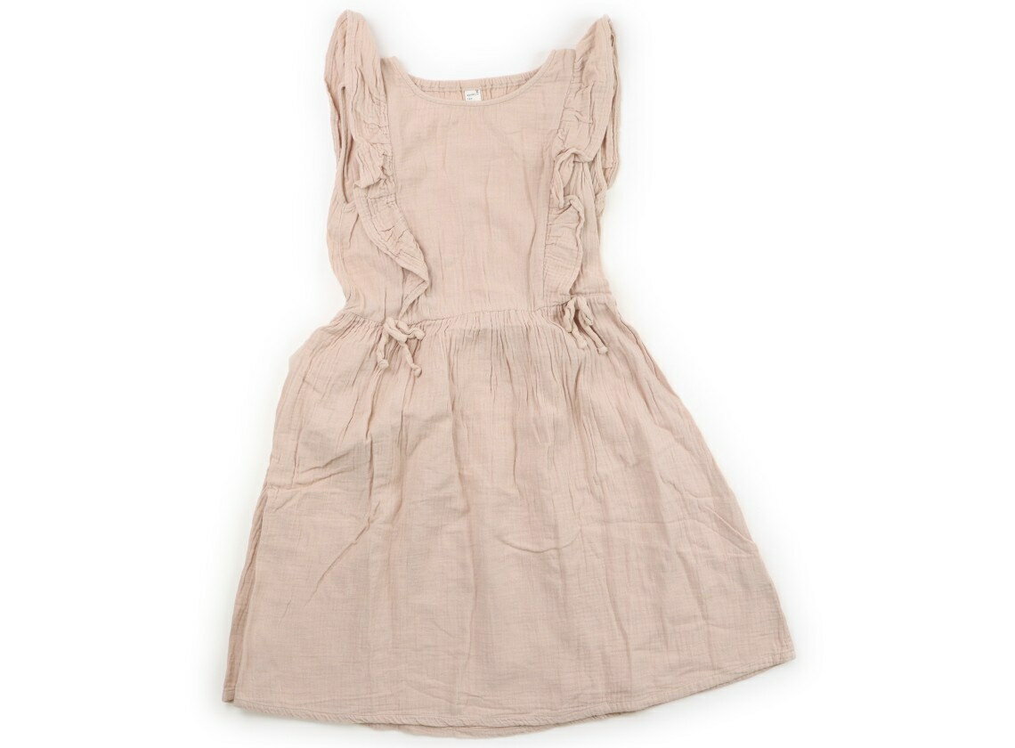 アプレレクール apres les cours ワンピース 130 女の子 ピンクベージュ 子供服 ベビー服 キッズ アウトレット ユーズド 【中古】キッズ・ベビー・マタニティ
