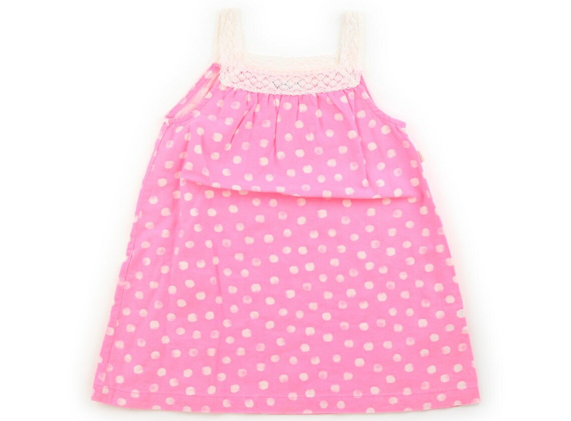 アニエスベー agnes.b ワンピース 100 女の子 ピンク・ドット 子供服 ベビー服 キッズ アウトレット ユーズド 【中古】キッズ・ベビー・マタニティ