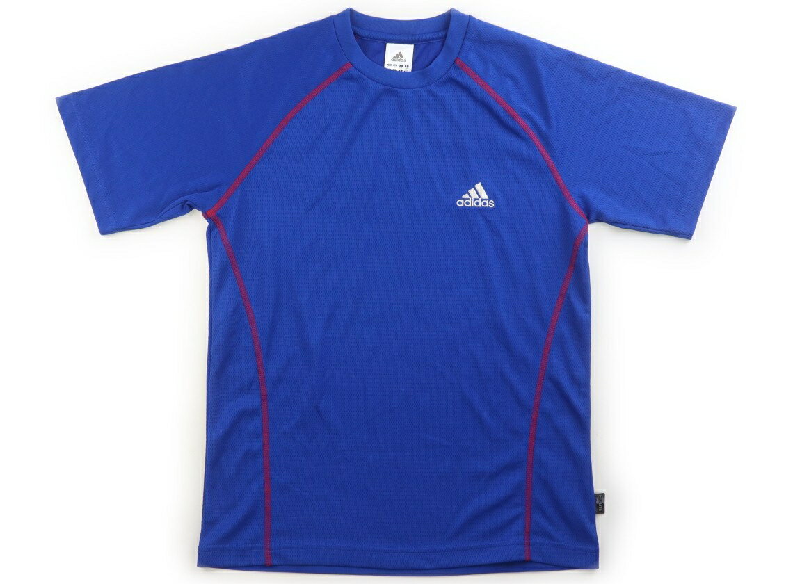 アディダス Adidas スポーツウェア・ダンスウェア 160 男の子 青、赤 子供服 ベビー服 キッズ アウトレット ユーズド 【中古】キッズ・ベビー・マタニティ