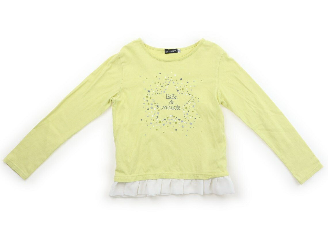 べべ BeBe Tシャツ・カットソー 130 女の子 レモン　ブランドロゴ 子供服 ベビー服 キッズ アウトレット ユーズド 【中古】キッズ・ベビー・マタニティ
