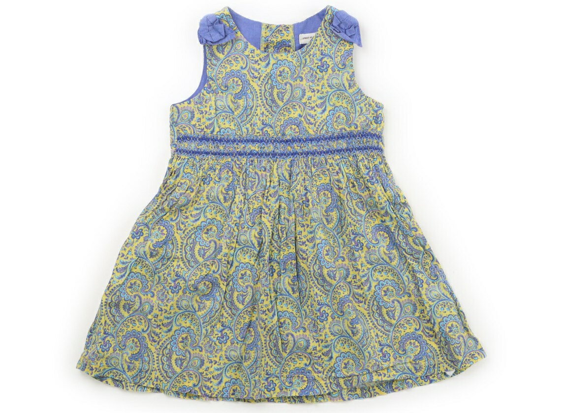 Rakuten - センスオブワンダー Sense of Wonder ワンピース 100 女の子 イエロー・ブルーペーズリー 子供服 ベビー服 キッズ アウトレット ユーズド 【中古】キッズ・ベビー・マタニティ