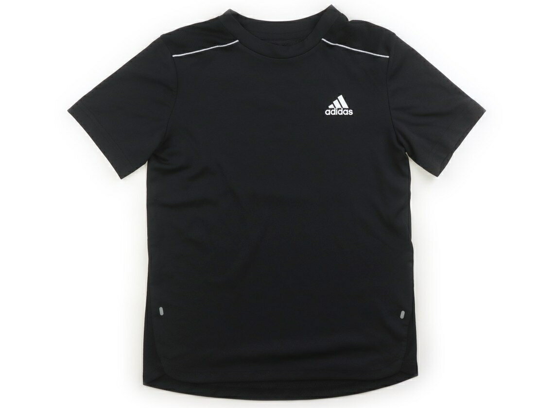 アディダス Adidas スポーツウェア・ダンスウェア 140 男の子 ブラック 子供服 ベビー服 キッズ アウトレット ユーズド 【中古】キッズ・ベビー・マタニティ