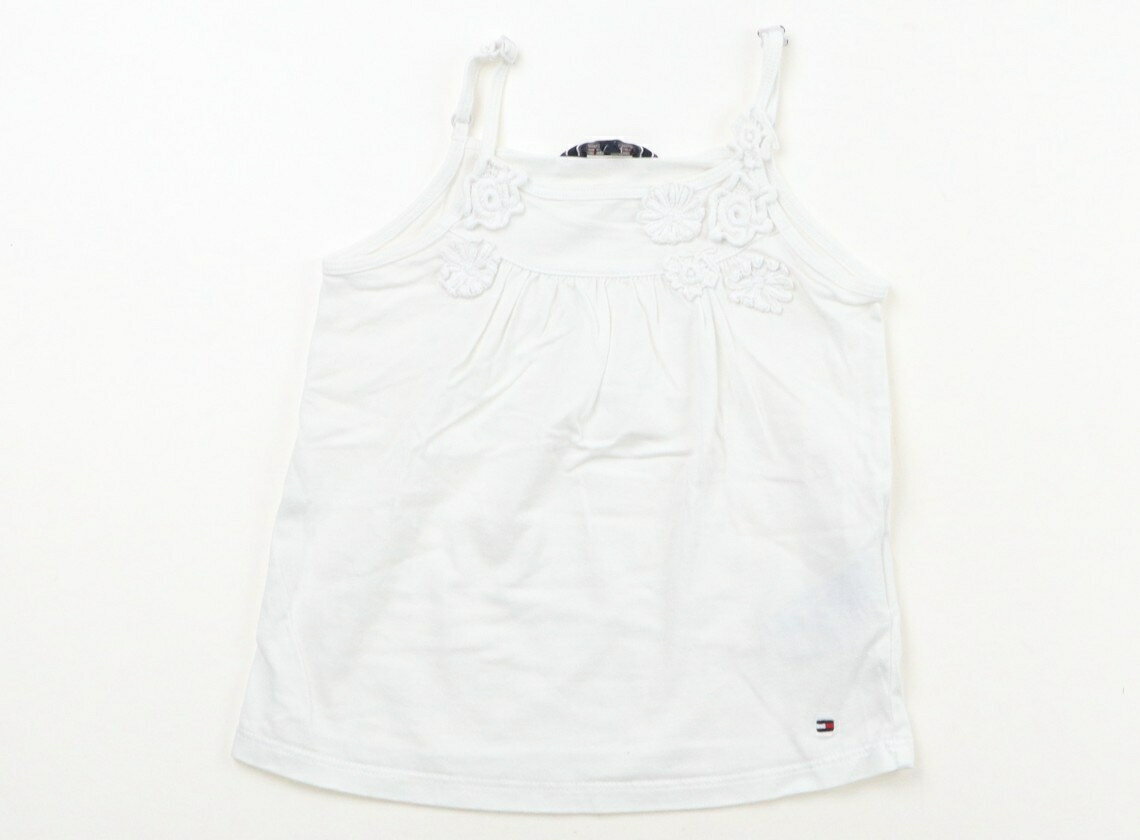Rakuten - トミーヒルフィガー Tommy Hilfiger タンクトップ・キャミソール 80 女の子 白 子供服 ベビー服 キッズ アウトレット ユーズド 【中古】キッズ・ベビー・マタニティ