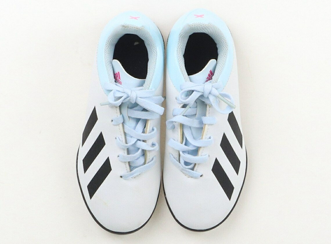アディダス Adidas スニーカー 靴19cm〜 女の子 白、黒、ライトブルー、ピンク 子供服 ベビー服 キッズ アウトレット ユーズド 【中古】キッズ・ベビー・マタニティ