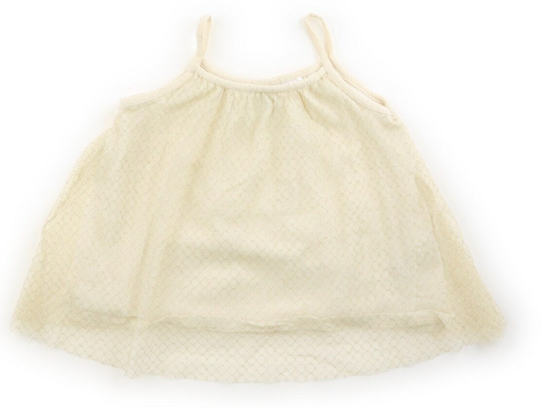ZARA Tank Top/Camisole, Size 80, Girls, Cream/Gold, Children's Clothing, Baby Clothes, Kids, Outlet, Used [Pre-owned] Kids, Baby, Maternity