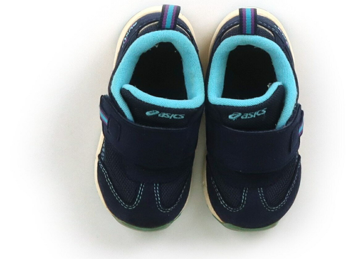 ASICS - アシックス Asics スニーカー 靴14cm〜 男の子 ネイビー・ターコ 子供服 ベビー服 キッズ アウトレット ユーズド 【中古】キッズ・ベビー・マタニティ
