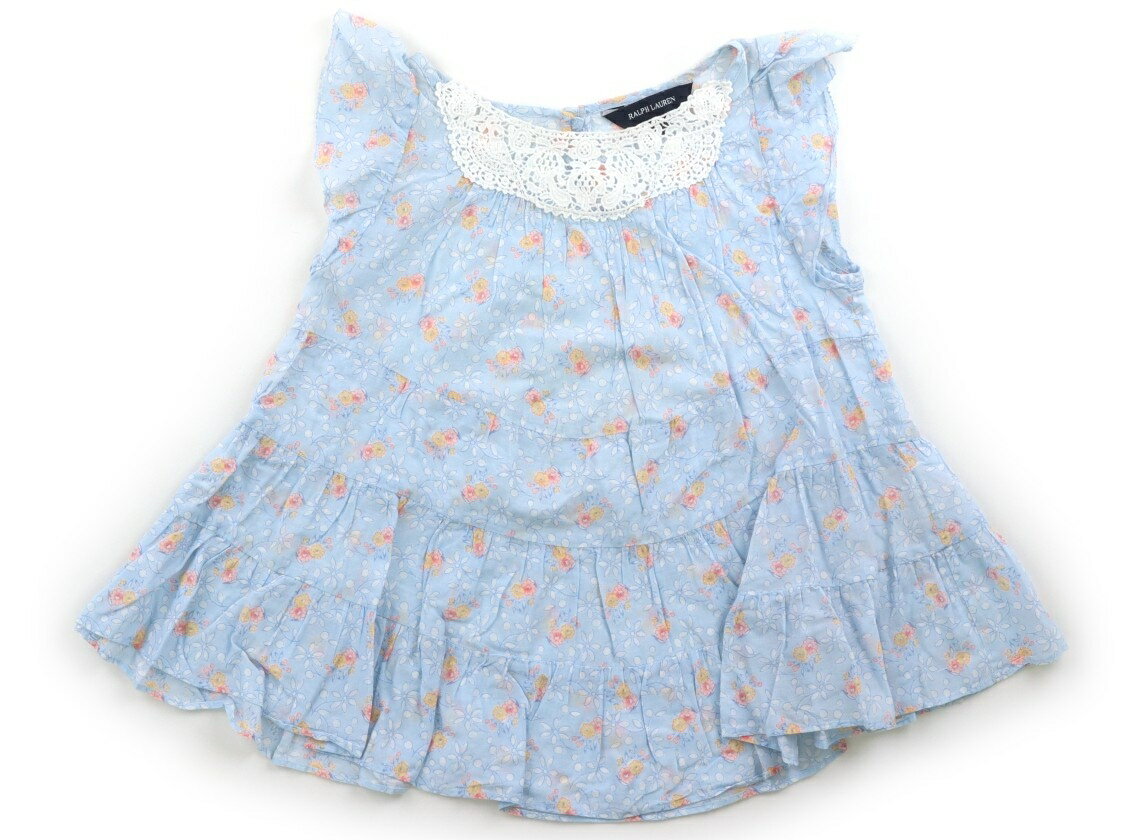 ラルフローレン Ralph Lauren ワンピース 120 女の子 サックス・ピンク系花柄 子供服 ベビー服 キッズ アウトレット ユーズド 【中古】キッズ・ベビー・マタニティ