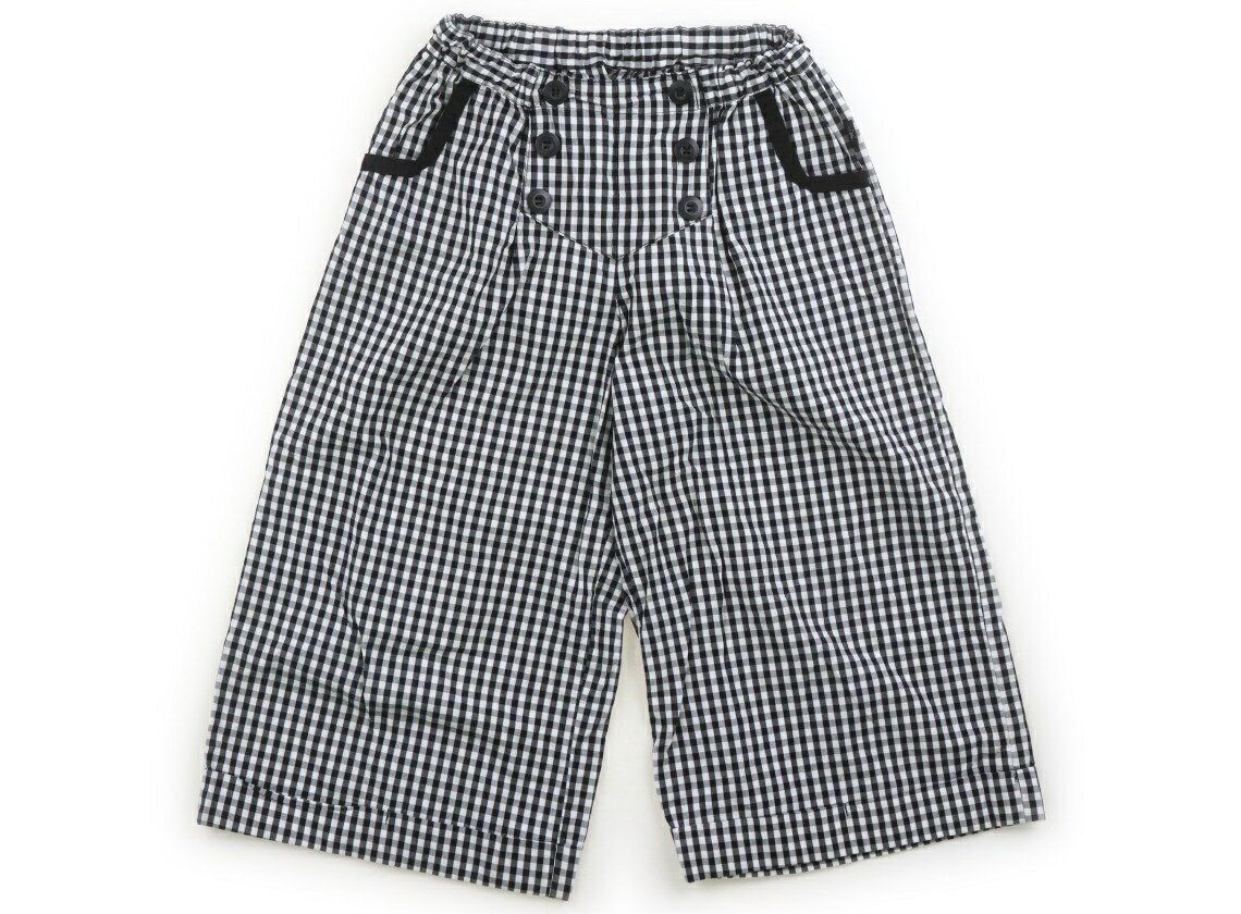 組曲 Kumikyoku パンツ 140 女の子 ブラックギンガム 子供服 ベビー服 キッズ アウトレット ユーズド 【中古】キッズ・ベビー・マタニティ