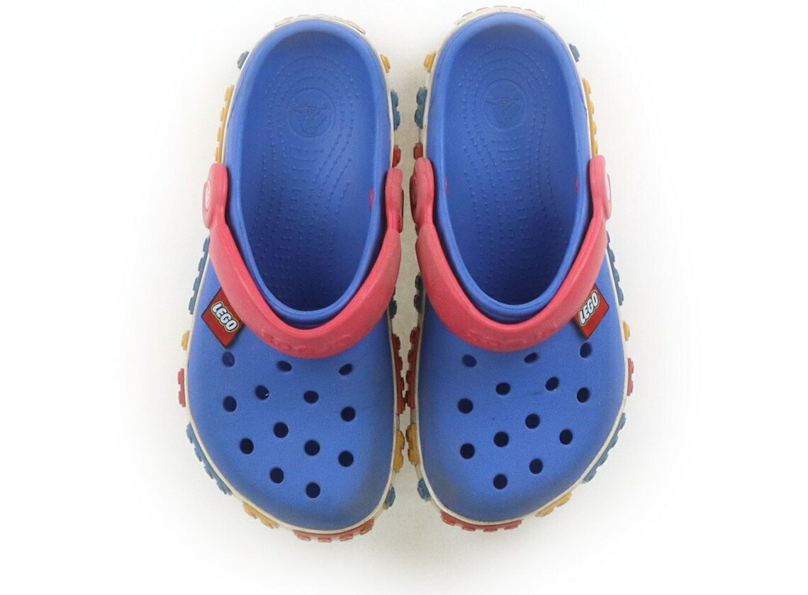 クロックス CROCS サンダル 靴18cm〜 男の子 青 子供服 ベビー服 キッズ アウトレット ユーズド 【中古】キッズ・ベビー・マタニティ