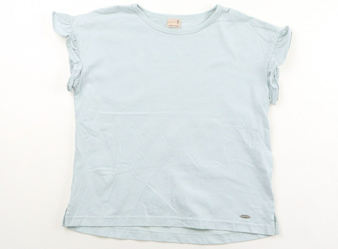 Rakuten - プティマイン petit main Tシャツ・カットソー 130 女の子 ミント 子供服 ベビー服 キッズ アウトレット ユーズド 【中古】キッズ・ベビー・マタニティ