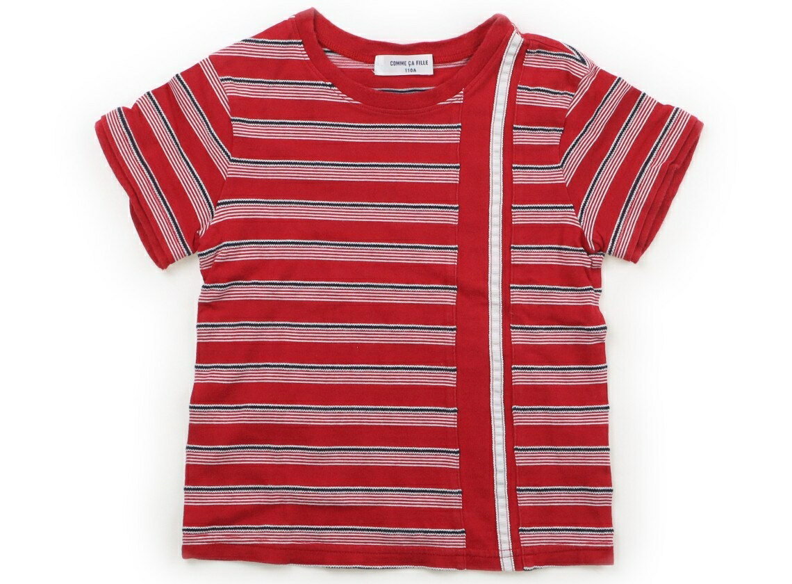 コムサフィユ COMME CA FILLE Tシャツ・カットソー 110 女の子 赤系 子供服 ベビー服 キッズ アウトレット ユーズド 【中古】キッズ・ベビー・マタニティ