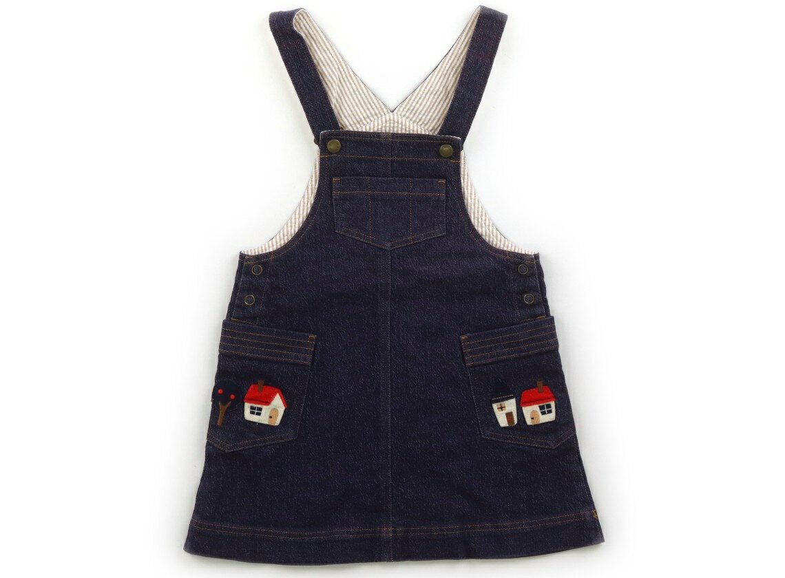 ファミリア familiar ジャンパースカート 100 女の子 紺 子供服 ベビー服 キッズ アウトレット ユーズド 【中古】キッズ・ベビー・マタニティ