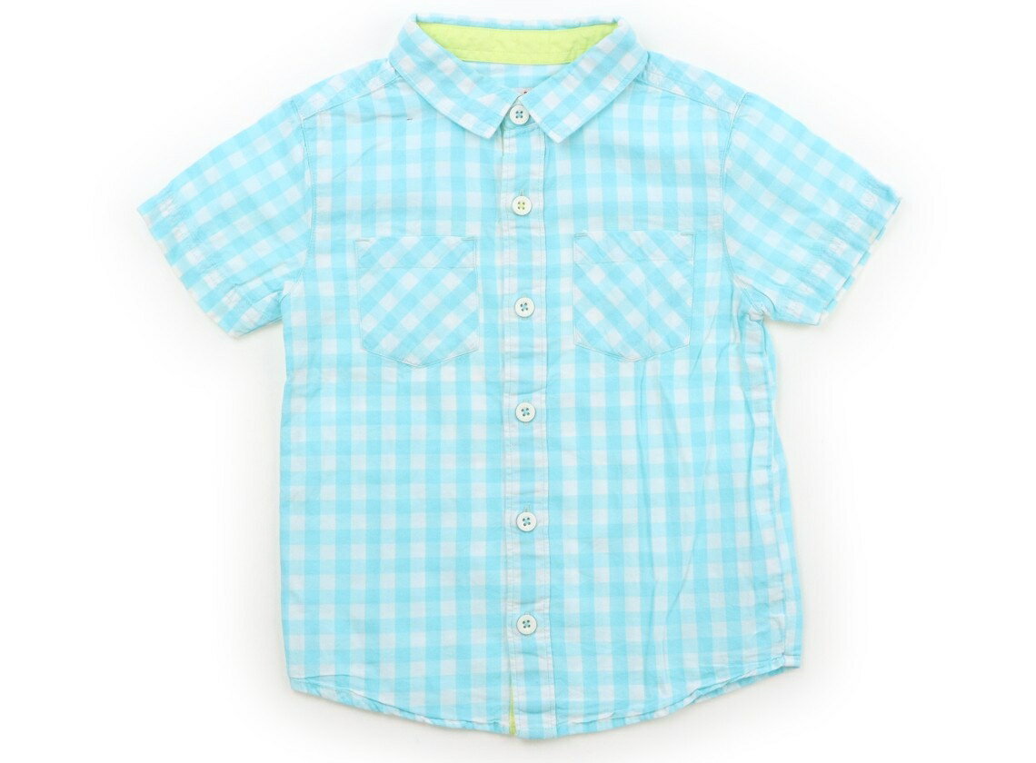 Rakuten - ディーパム DPAM シャツ・ブラウス 95 男の子 ライトブルー・チェック 子供服 ベビー服 キッズ アウトレット ユーズド 【中古】キッズ・ベビー・マタニティ