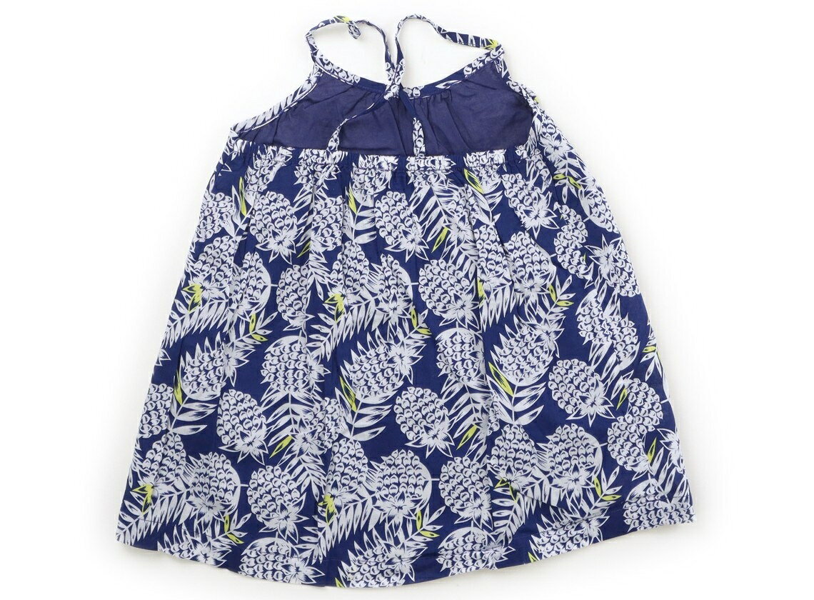CarryOnのヴェルボデ VERTBAUDET ジャンパースカート 80 女の子 パイナップル柄ネイビーホワイト 子供服 ベビー服 キッズ アウトレット ユーズド 【中古】キッズ・ベビー・マタニティ｜アングル2