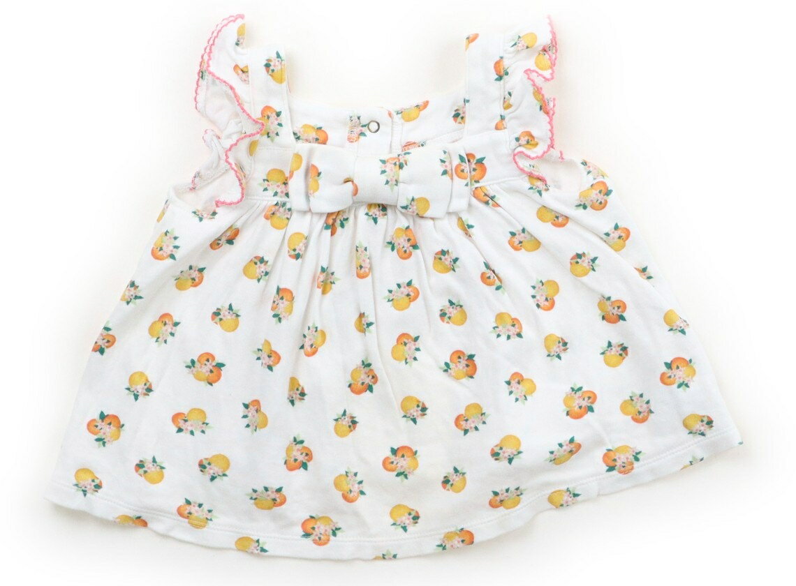ケイトスペード Kate Spade タンクトップ・キャミソール 80 女の子 白・オレンジ・果実柄 子供服 ベビー服 キッズ アウトレット ユーズド 【中古】キッズ・ベビー・マタニティ