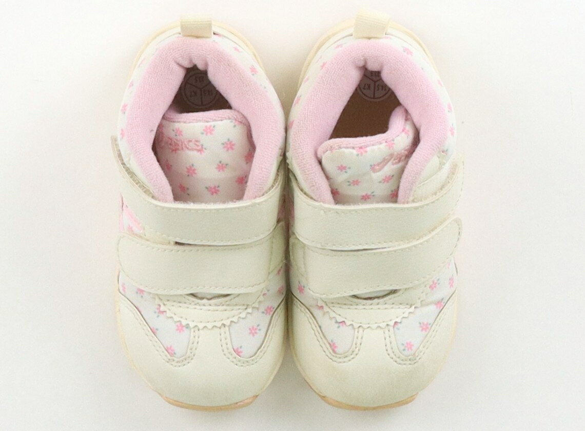 Rakuten - アシックス Asics スニーカー 靴14cm〜 女の子 オフ、ピンク、花柄 子供服 ベビー服 キッズ アウトレット ユーズド 【中古】キッズ・ベビー・マタニティ