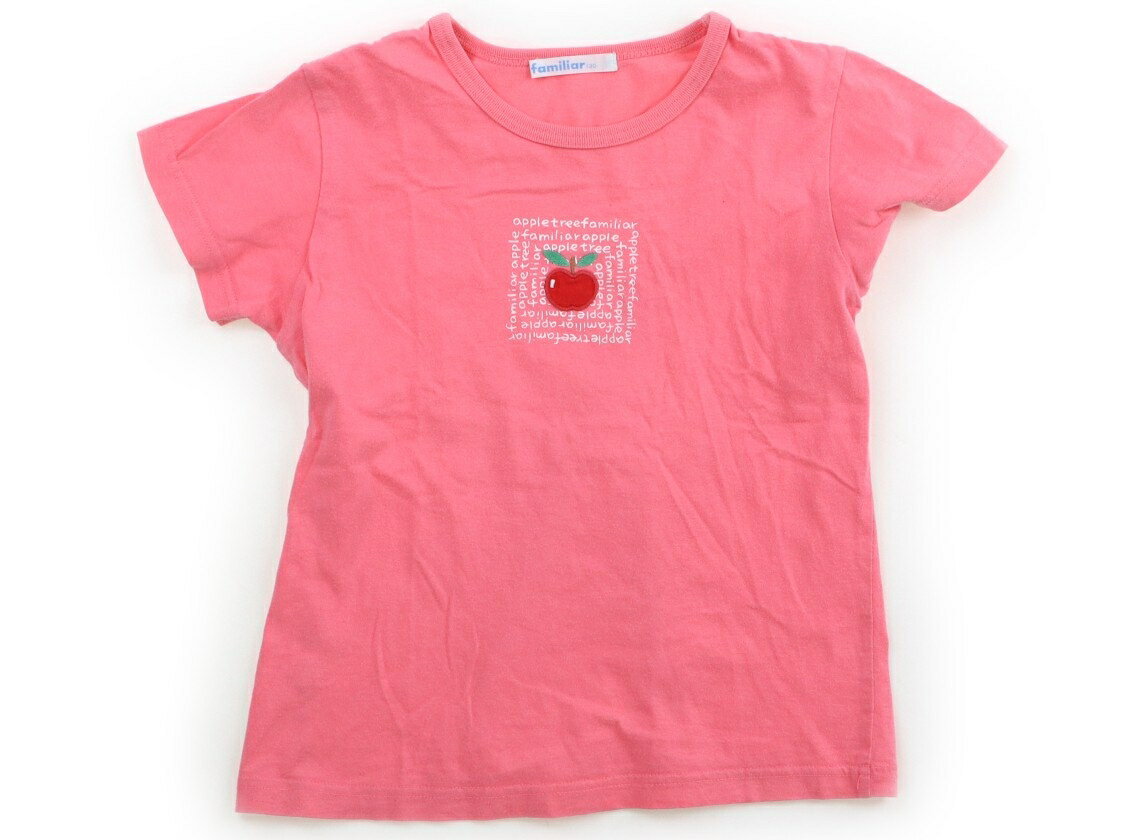ファミリア familiar Tシャツ・カットソー 130 女の子 ピンク 子供服 ベビー服 キッズ アウトレット ユーズド 【中古】キッズ・ベビー・マタニティ