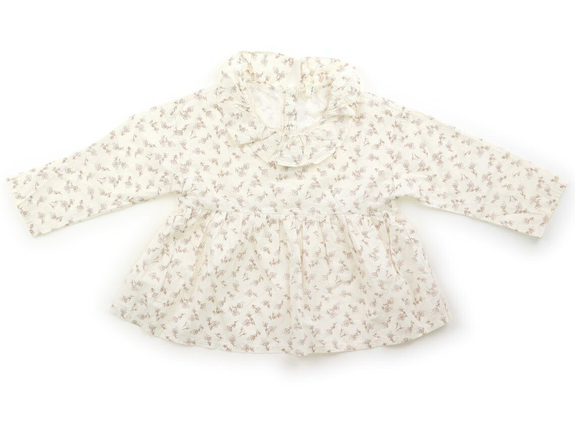 ラーゴム Lagom チュニック 100 女の子 アイボリー、花柄 子供服 ベビー服 キッズ アウトレット ユーズド キッズ・ベビー・マタニティ