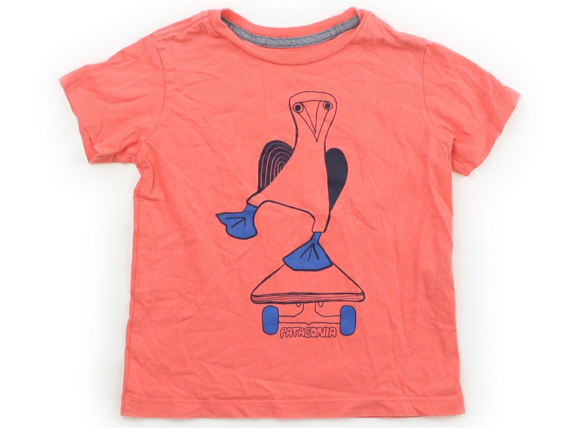 パタゴニア Patagonia Tシャツ カットソー 90 女の子 サーモンピンク 子供服 ベビー服 キッズ アウトレット ユーズド 【中古】キッズ ベビー マタニティ