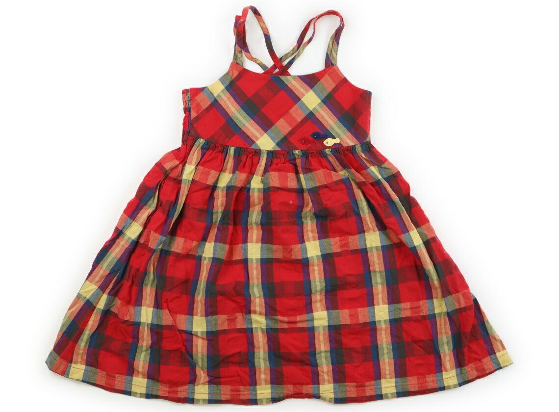 ファミリア familiar ワンピース 120 女の子 赤、紺、黄色 子供服 ベビー服 キッズ アウトレット ユーズド 【中古】キッズ・ベビー・マタニティ