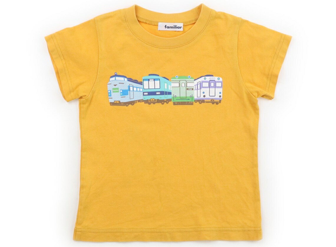 ファミリア familiar Tシャツ・カットソー 110 男の子 オレンジ 子供服 ベビー服 キッズ アウトレット ユーズド 【中古】キッズ・ベビー・マタニティ