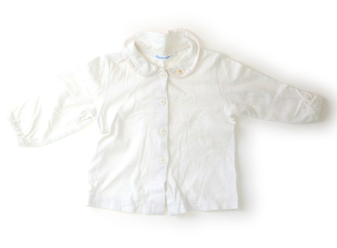 ファミリア familiar カーディガン 70 女の子 ホワイト 子供服 ベビー服 キッズ アウトレット ユーズド 【中古】キッズ・ベビー・マタニティ