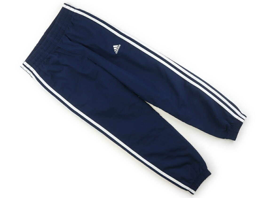 アディダス Adidas パンツ 130 男の子 紺、白 子供服 ベビー服 キッズ アウトレット ユーズド 【中古】キッズ・ベビー・マタニティ