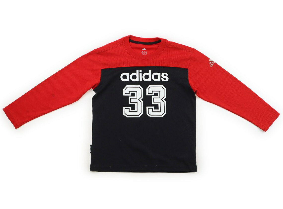 アディダス Adidas スポーツウェア・ダンスウェア 140 男の子 赤・黒 子供服 ベビー服 キッズ アウトレット ユーズド 【中古】キッズ・ベビー・マタニティ