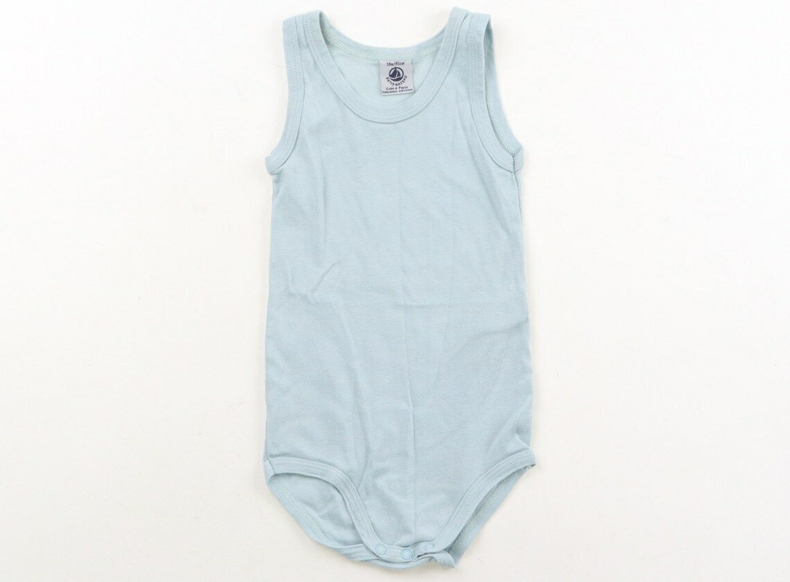 プチバトー PETIT BATEAU ロンパース 80 男の子 ライトブルー 子供服 ベビー服 キッズ アウトレット ユーズド 【中古】キッズ・ベビー・マタニティ