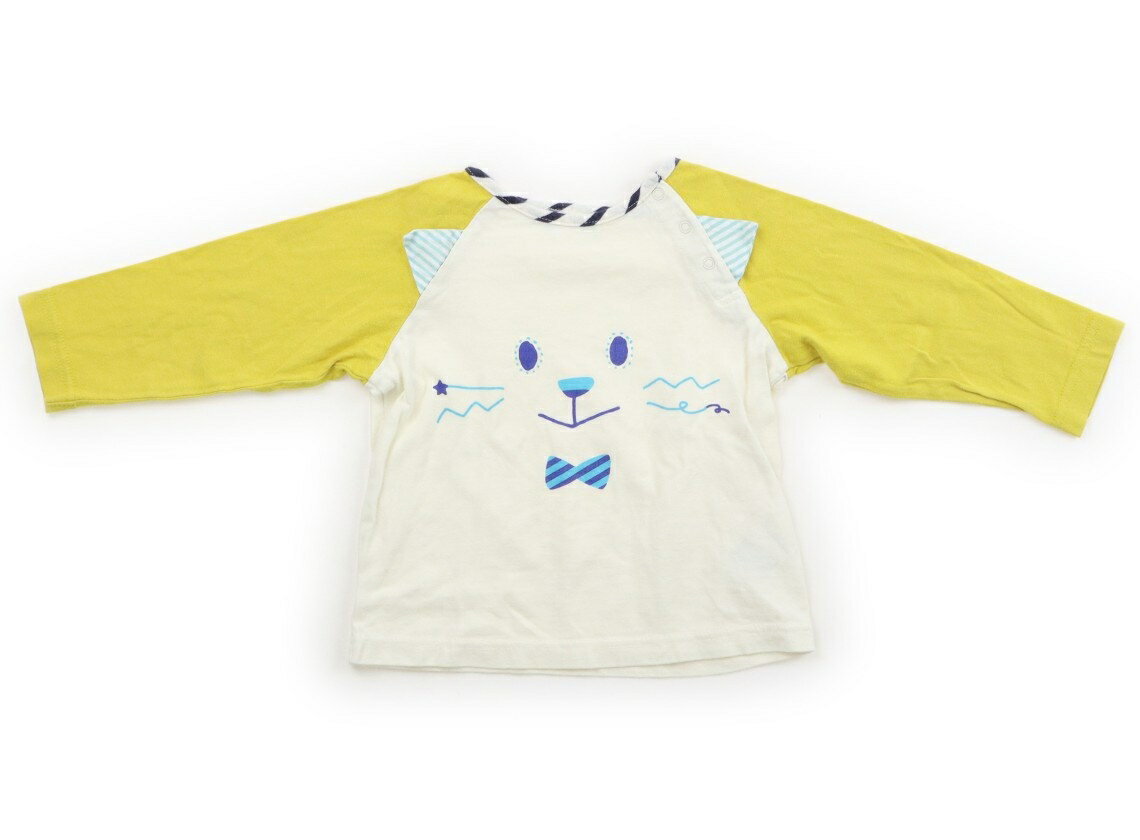 Rakuten - ベイビーチアー babyCheer Tシャツ・カットソー 90 男の子 キナリ・イエロー・アニマル 子供服 ベビー服 キッズ アウトレット ユーズド 【中古】キッズ・ベビー・マタニティ