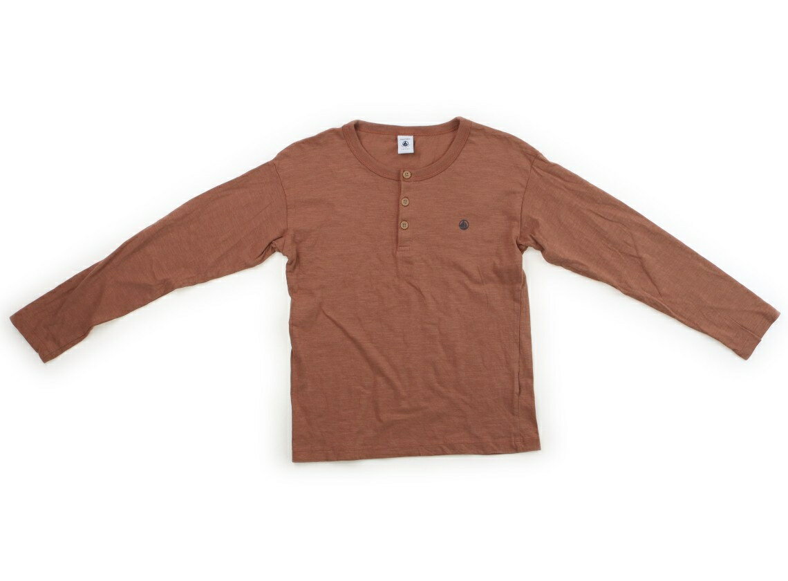 プチバトー PETIT BATEAU Tシャツ・カットソー 140 男の子 ブラウン 子供服 ベビー服 キッズ アウトレット ユーズド 【中古】キッズ・ベビー・マタニティ