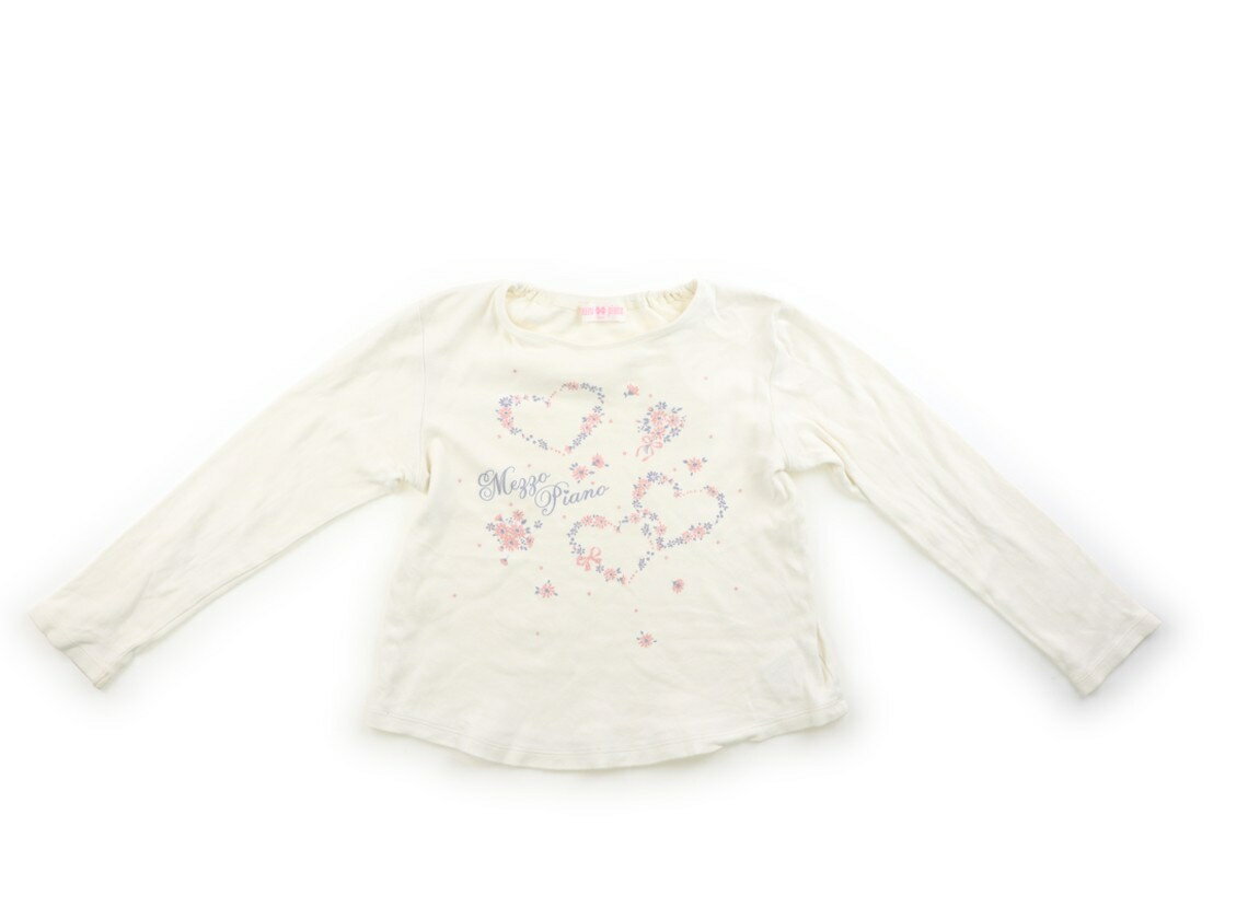 Rakuten - メゾピアノ mezzo piano Tシャツ・カットソー 130 女の子 アイボリー 子供服 ベビー服 キッズ アウトレット ユーズド 【中古】キッズ・ベビー・マタニティ